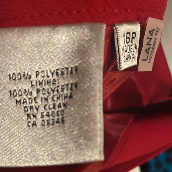 Kasper Separates NEW Crimson Red Lana Petite Coordinates Dress Pants, 16P - Picture 5 of 7